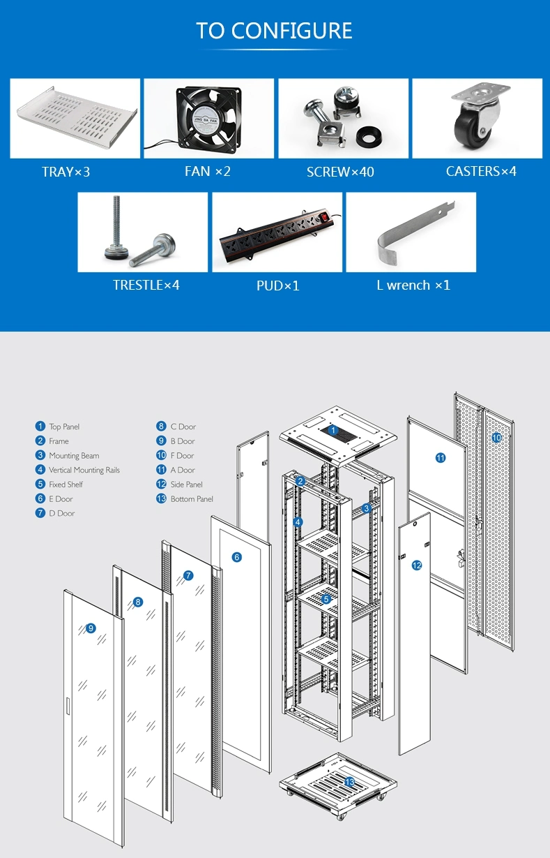 Rack Mount Cabinet Network Cabinet Accessories