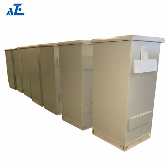 IP55 IP65 24u 27u 32u Gabinete de metal à prova d'água Equipamento de armazenamento externo Bateria Armário de telecomunicações
