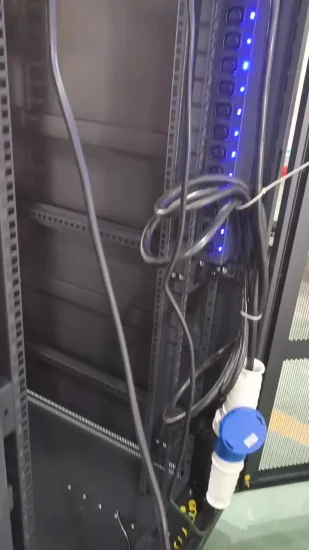 3 tomadas da fase 16A 250V 8 19 polegadas 1u Euro tipo francês tomada industrial PDU de montagem em rack alta